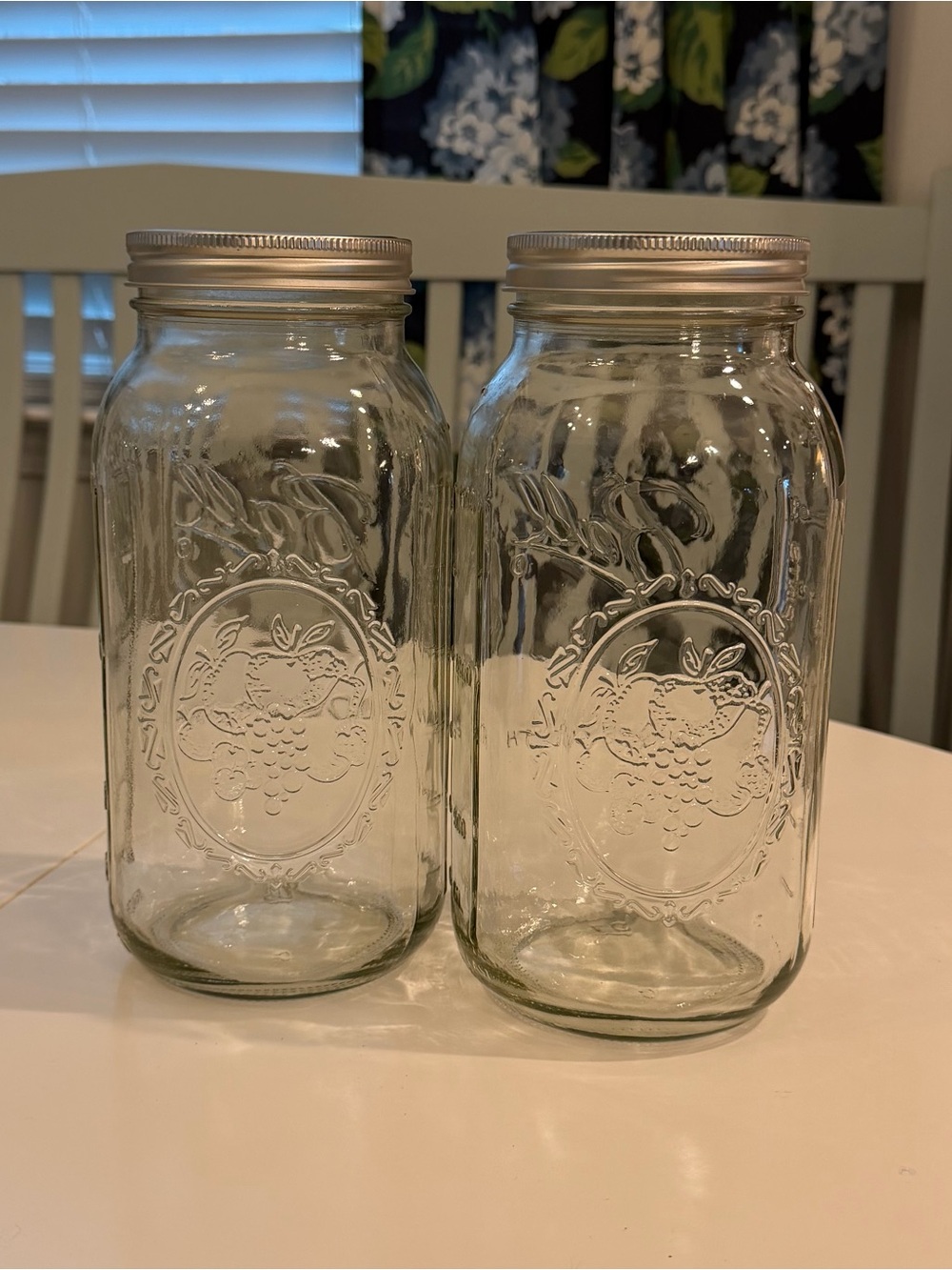2) New Wide Mouth Ball Jars - 64 oz